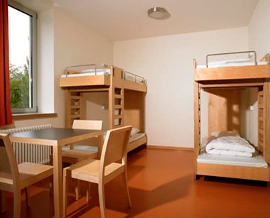 Klassenfahrt Luxemburg City-Hostel- Zimmerbeispiel